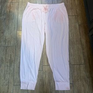 Pink Striped Lounge Pants